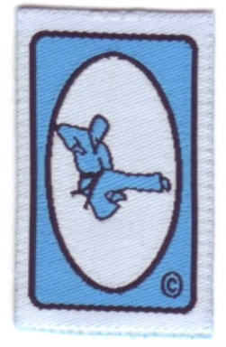 Jumping Side Kick Badge
